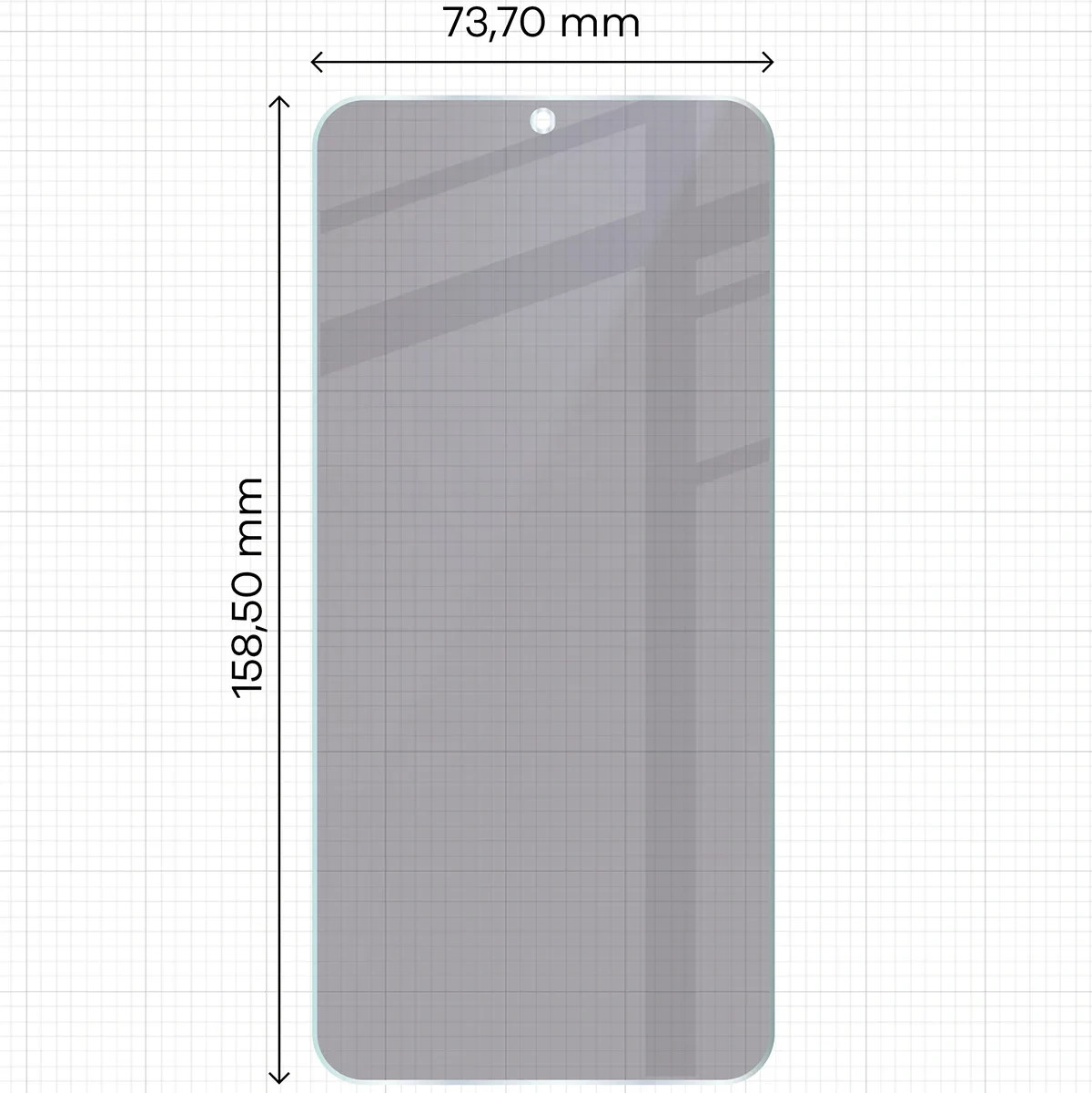 Ochranné sklo Bizon Hybrid Shadow Samsung Galaxy A57 5G, matte