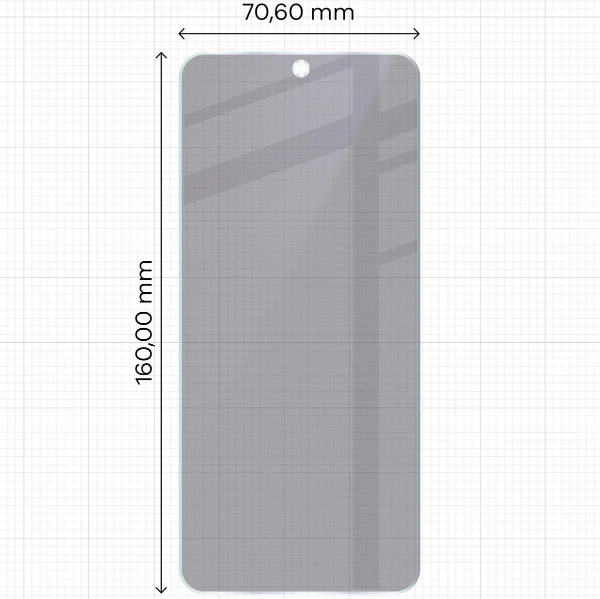 Ochranné sklo Bizon Hybrid Shadow Motorola Moto G17 Power, matte