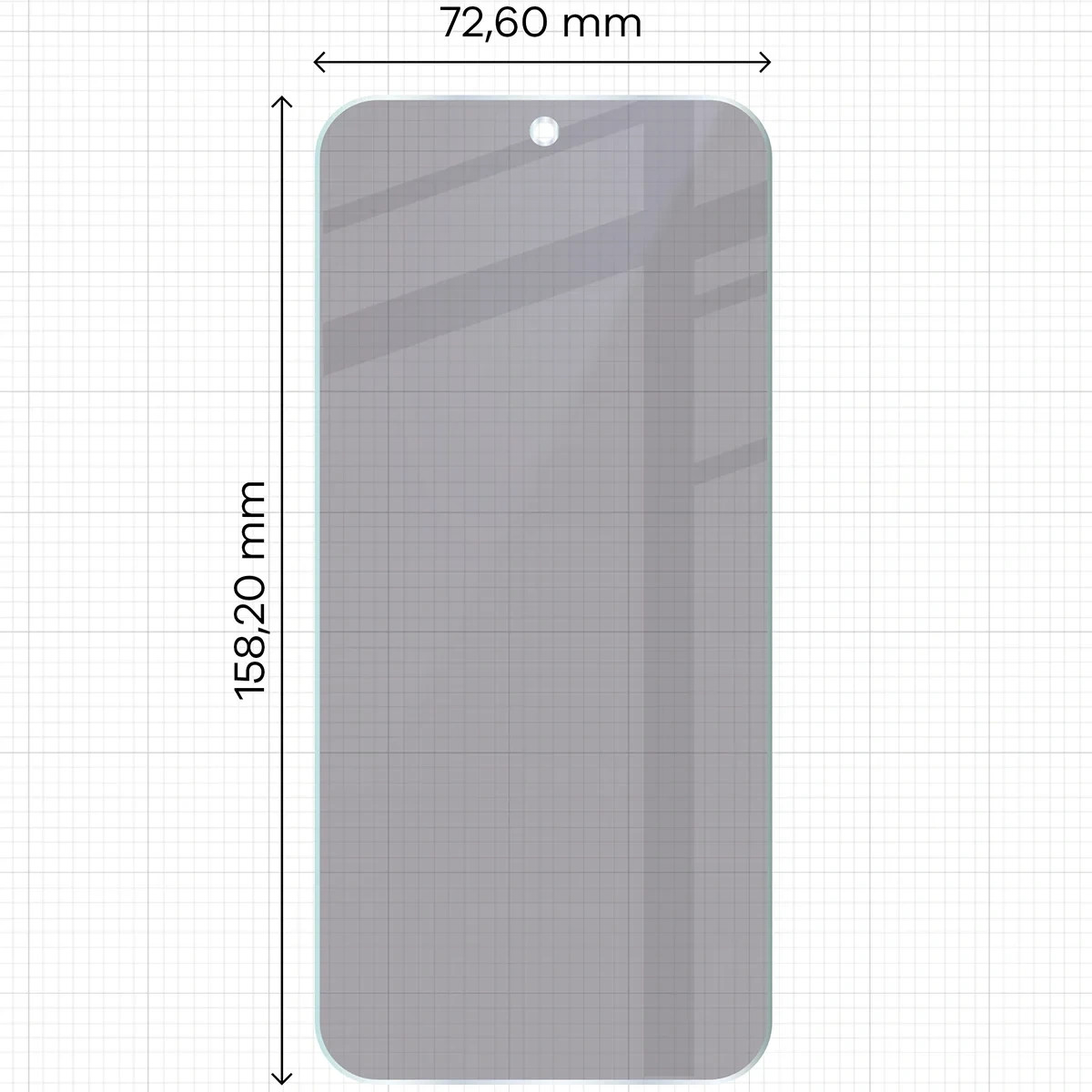 Ochranné sklo Bizon Hybrid Shadow Motorola Moto G67 5G, matte