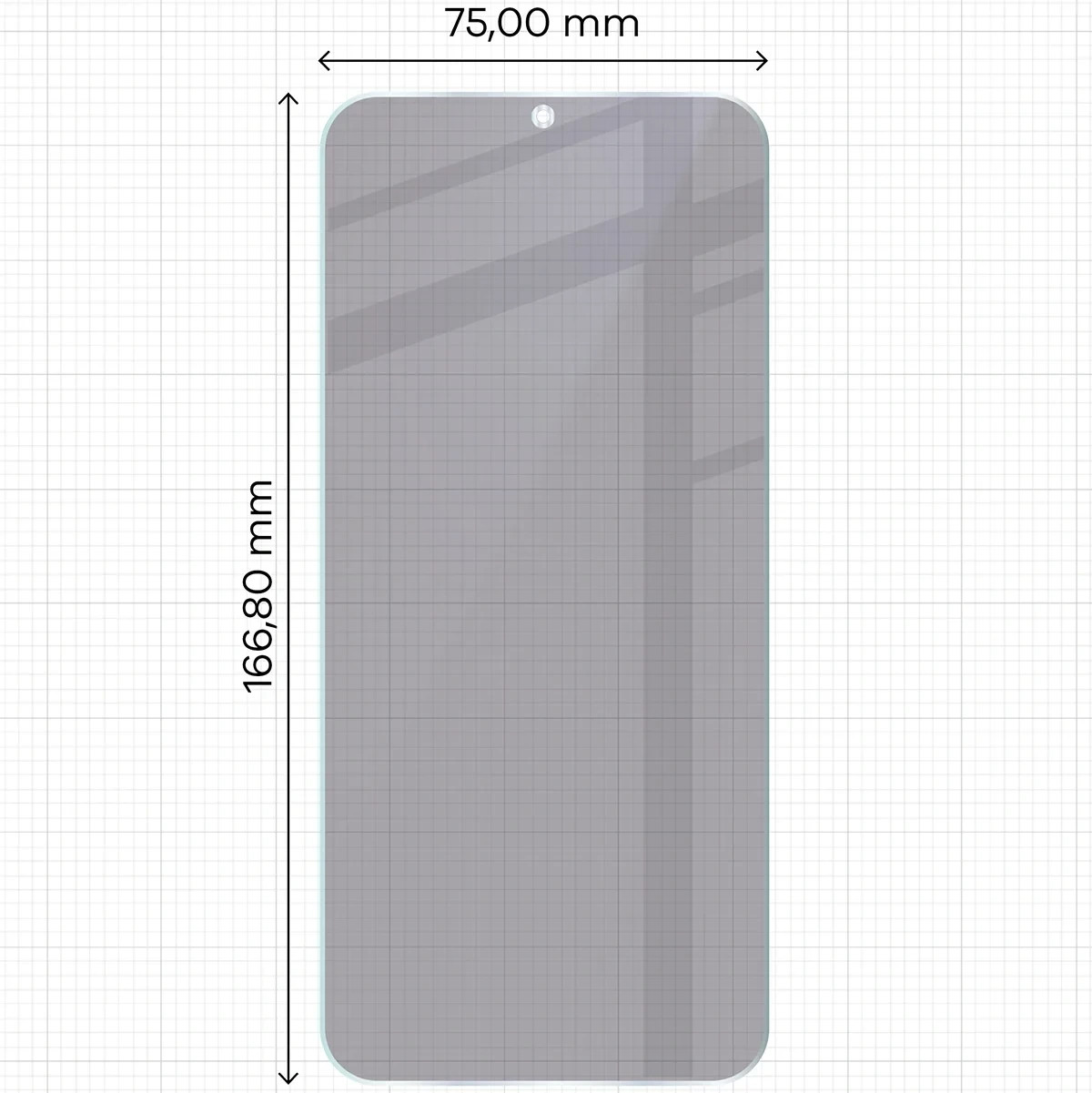 Ochranné sklo Bizon Hybrid Shadow Xiaomi Redmi A7 Pro 4G, matte