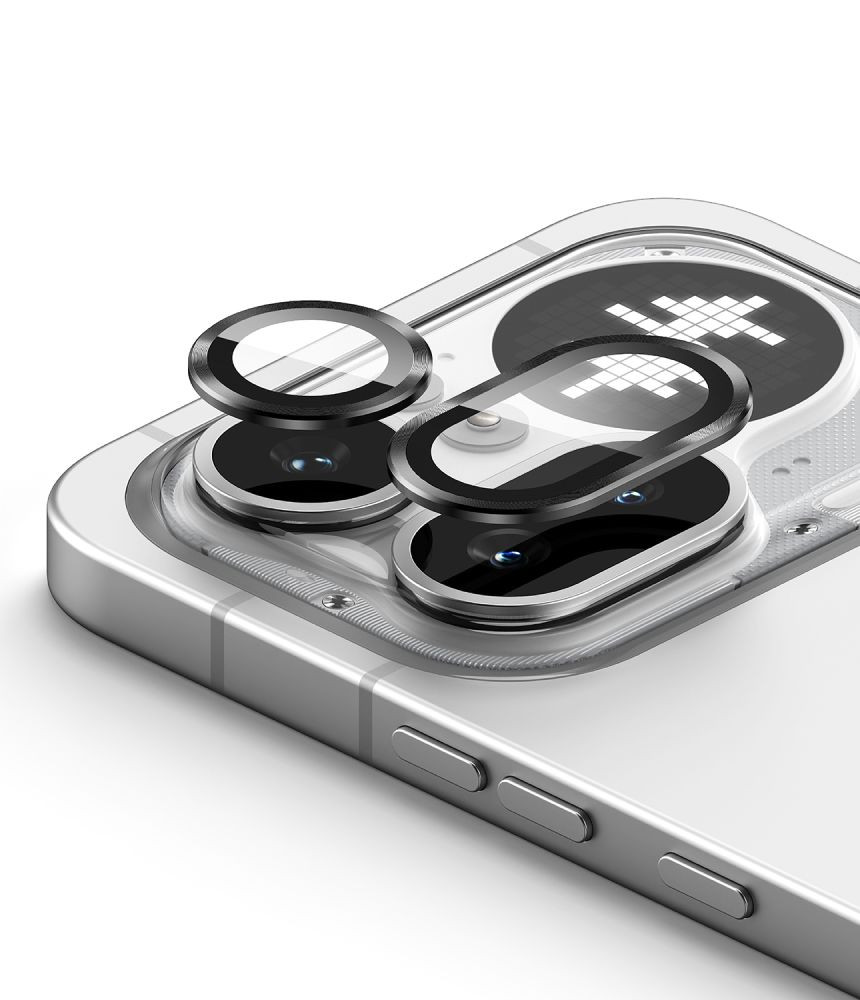 Kryt Ringke Camera Frame Protector Nothing Phone 4a Pro Black [2 PACK]