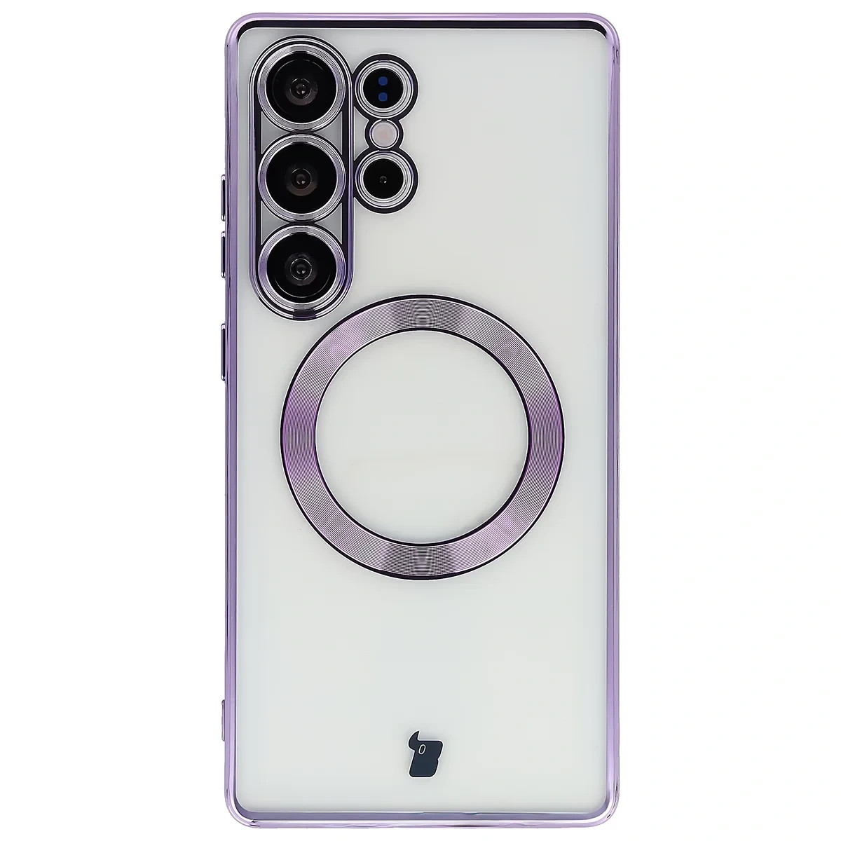 Kryt Bizon Case GuardO Magnetic Samsung Galaxy S25 Ultra, transparent-purple