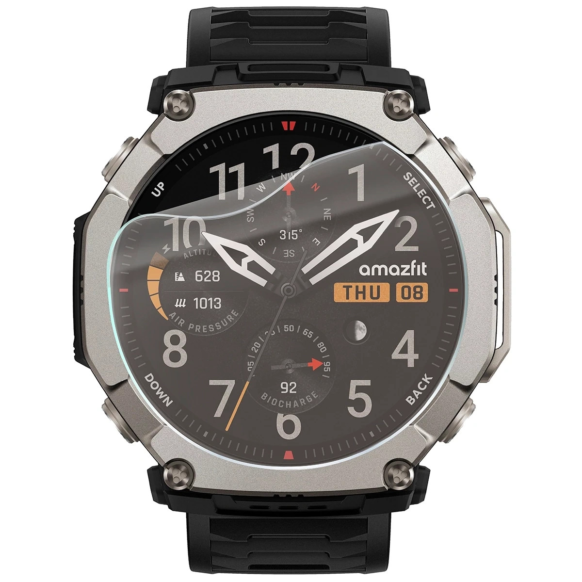 Kryt Bizon Watch Film Matte Duo Amazfit T-Rex Ultra 2 [2 PACK]