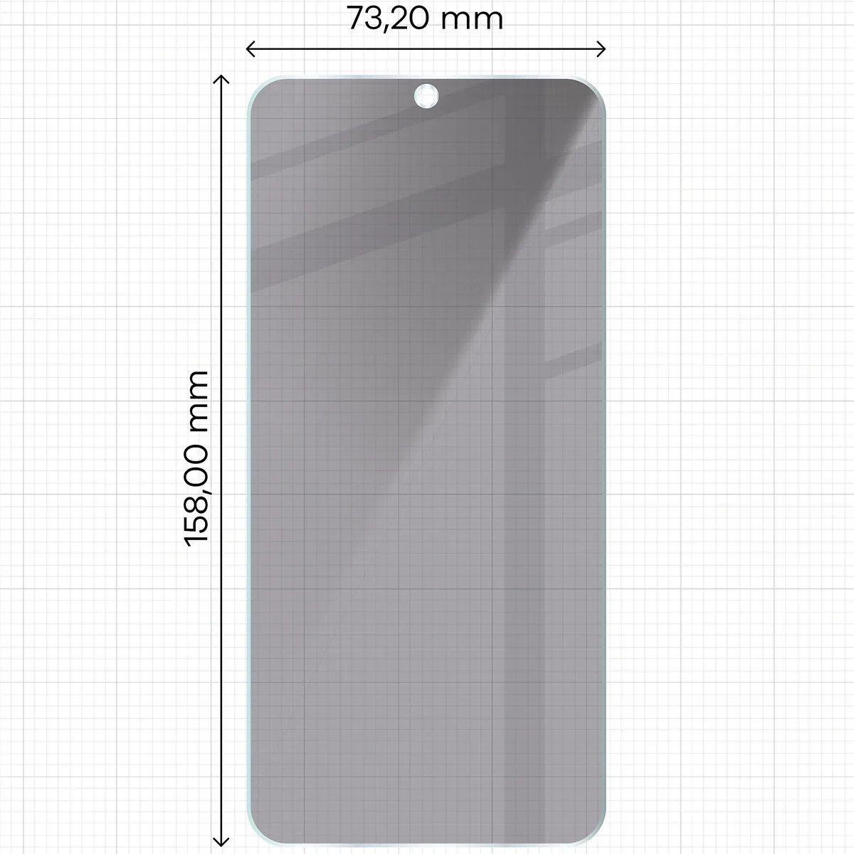 Ochranné sklo Bizon Glass Clear Shadow Galaxy A57 5G, tinted