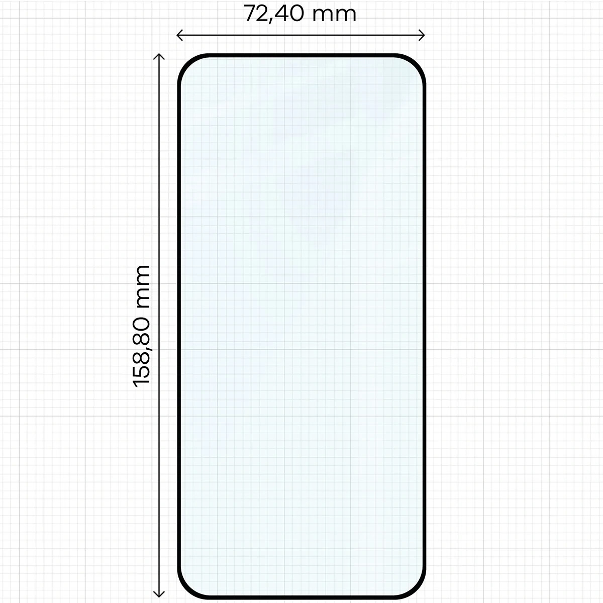 Ochranné sklo Bizon Glass Edge Pack Vivo V70 FE 5G