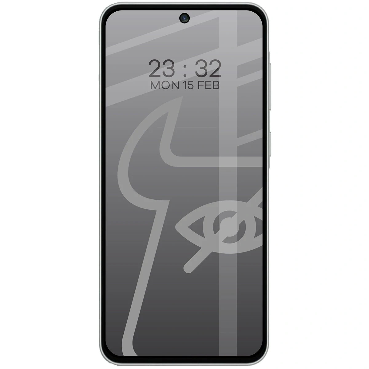 Ochranné sklo Bizon Glass Edge Shadow Duo Samsung Galaxy A57 5G, tinted with a black frame [2 PACK]