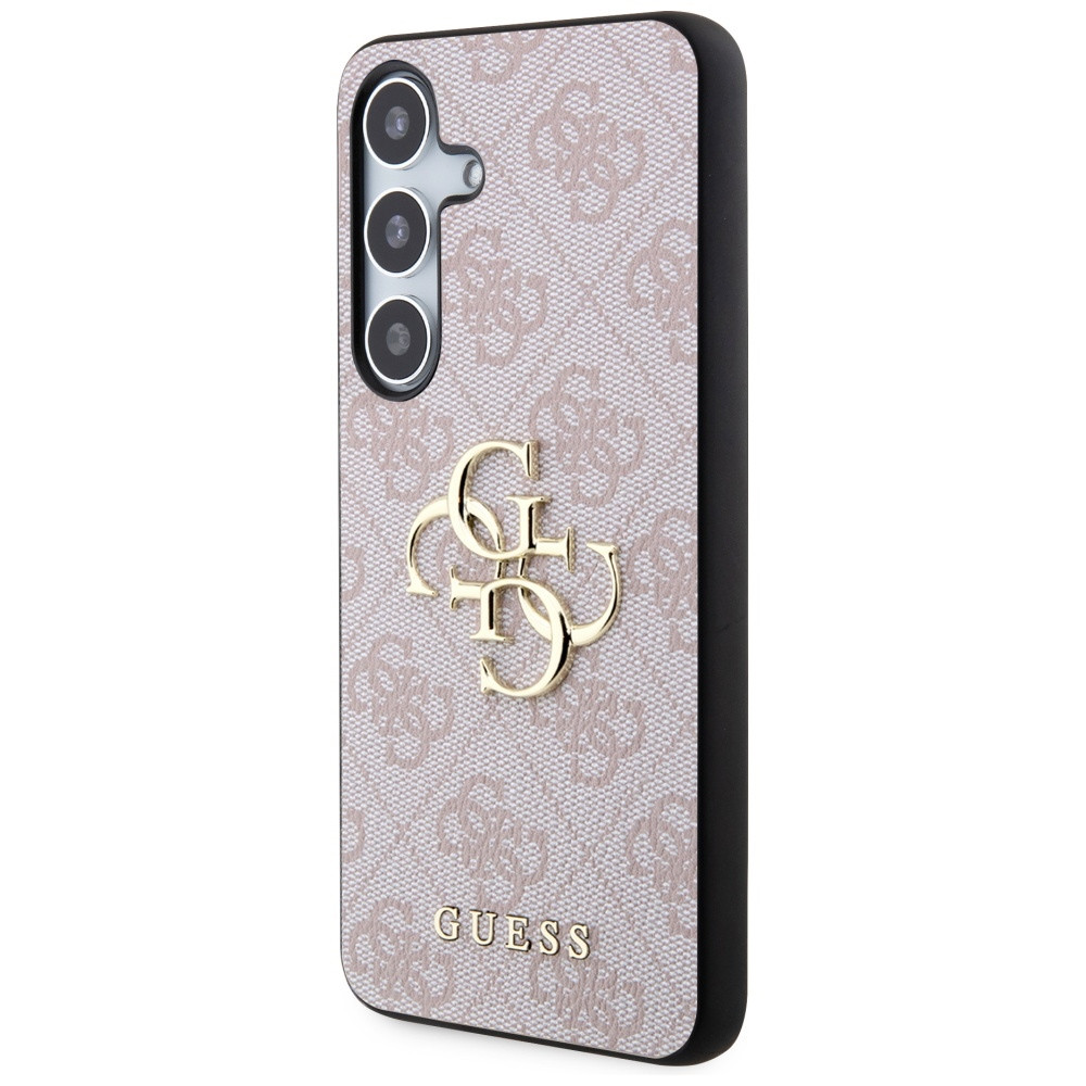 Kryt Guess GUHCS24S4GMGPI Samsung Galaxy S24 hardcase 4G Big Metal Logo pink