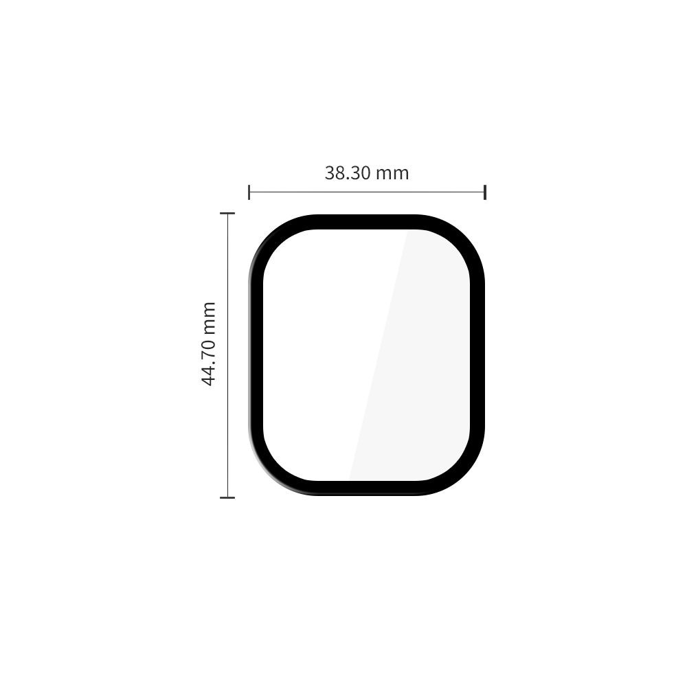 Kryt Tech-Protect Glass Flex+ Xiaomi Redmi Watch 6 Black [2 PACK]