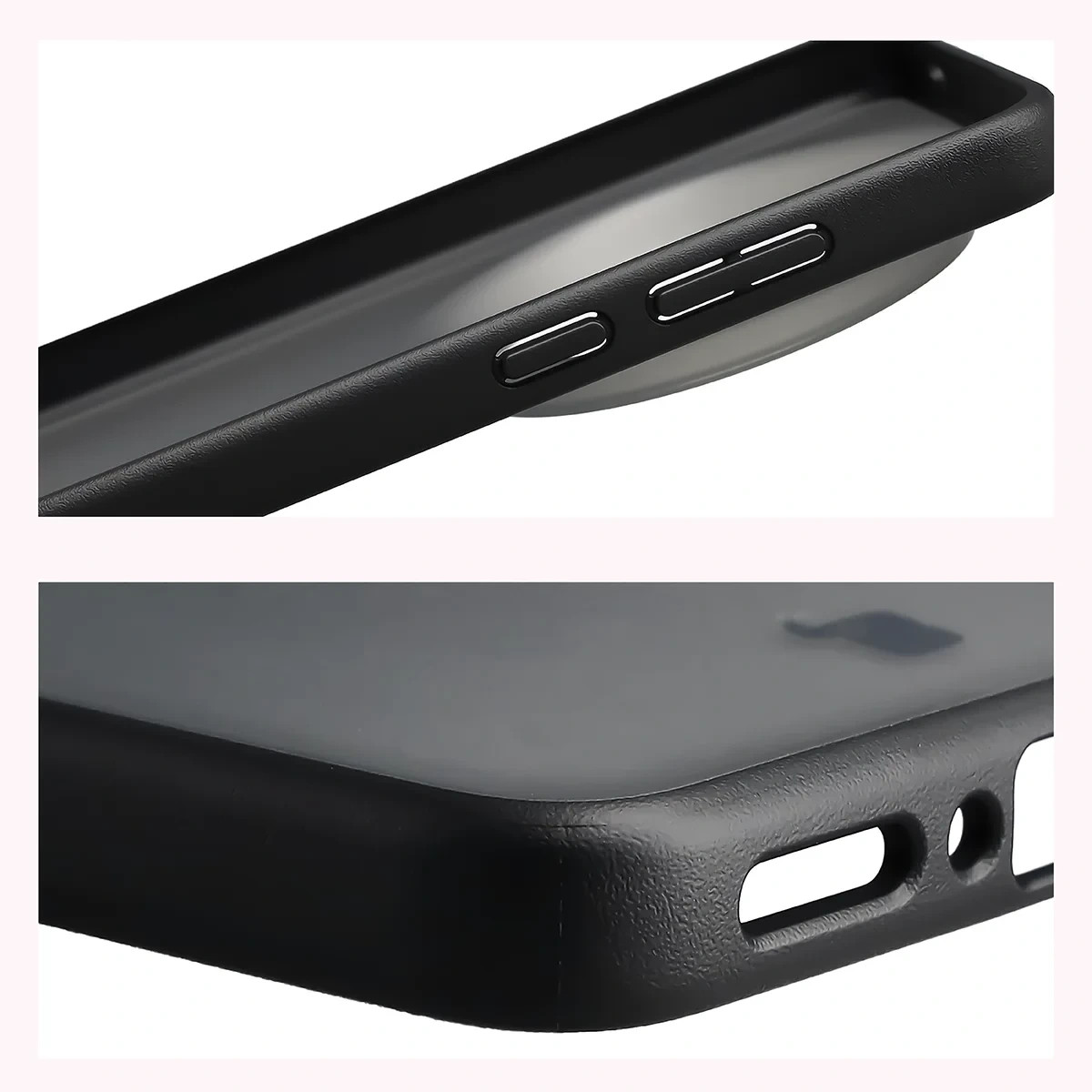 Kryt Bizon Case Angelo Vivo X300 Ultra, smoked with a black frame
