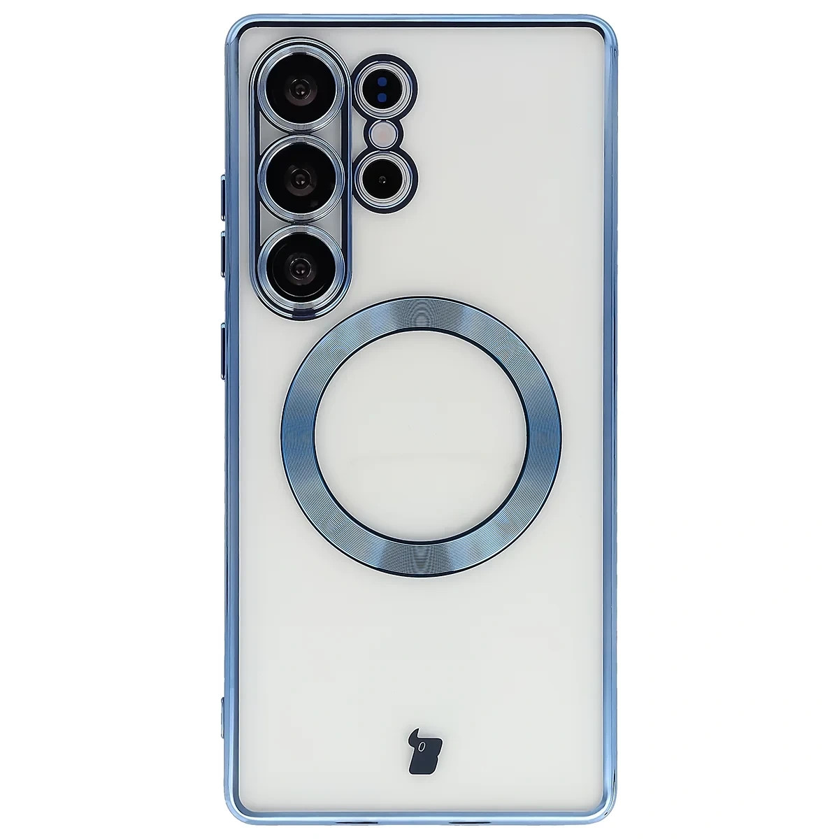 Kryt Bizon Case GuardO Magnetic Samsung Galaxy S25 Ultra, transparent-blue