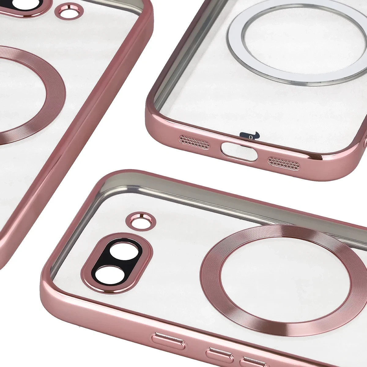 Kryt Bizon Case GuardO Magnetic Google Pixel 10a, transparent-pink