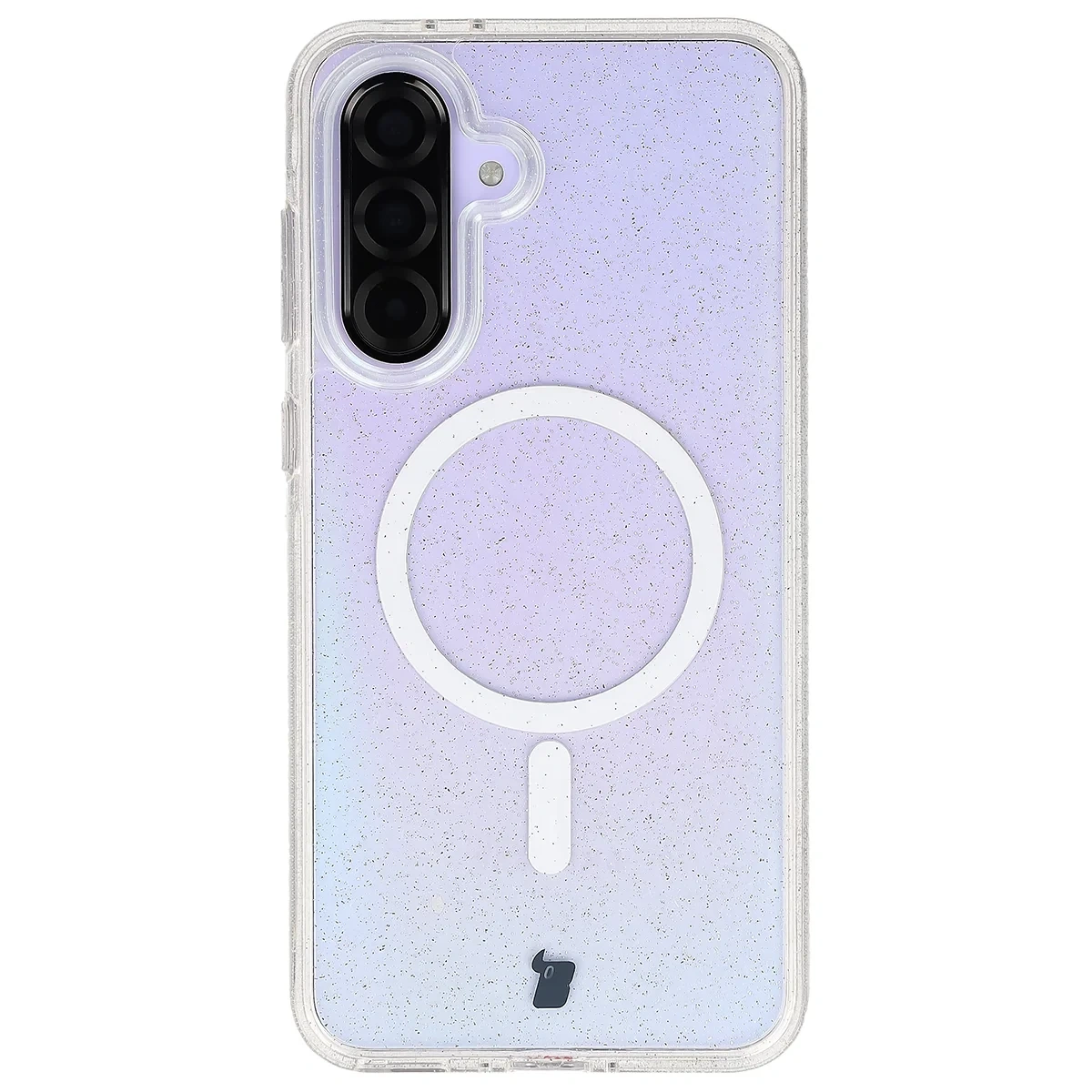 Kryt Bizon Case SparklO Magnetic Samsung Galaxy A36 5G / A56 5G, transparent with glitter