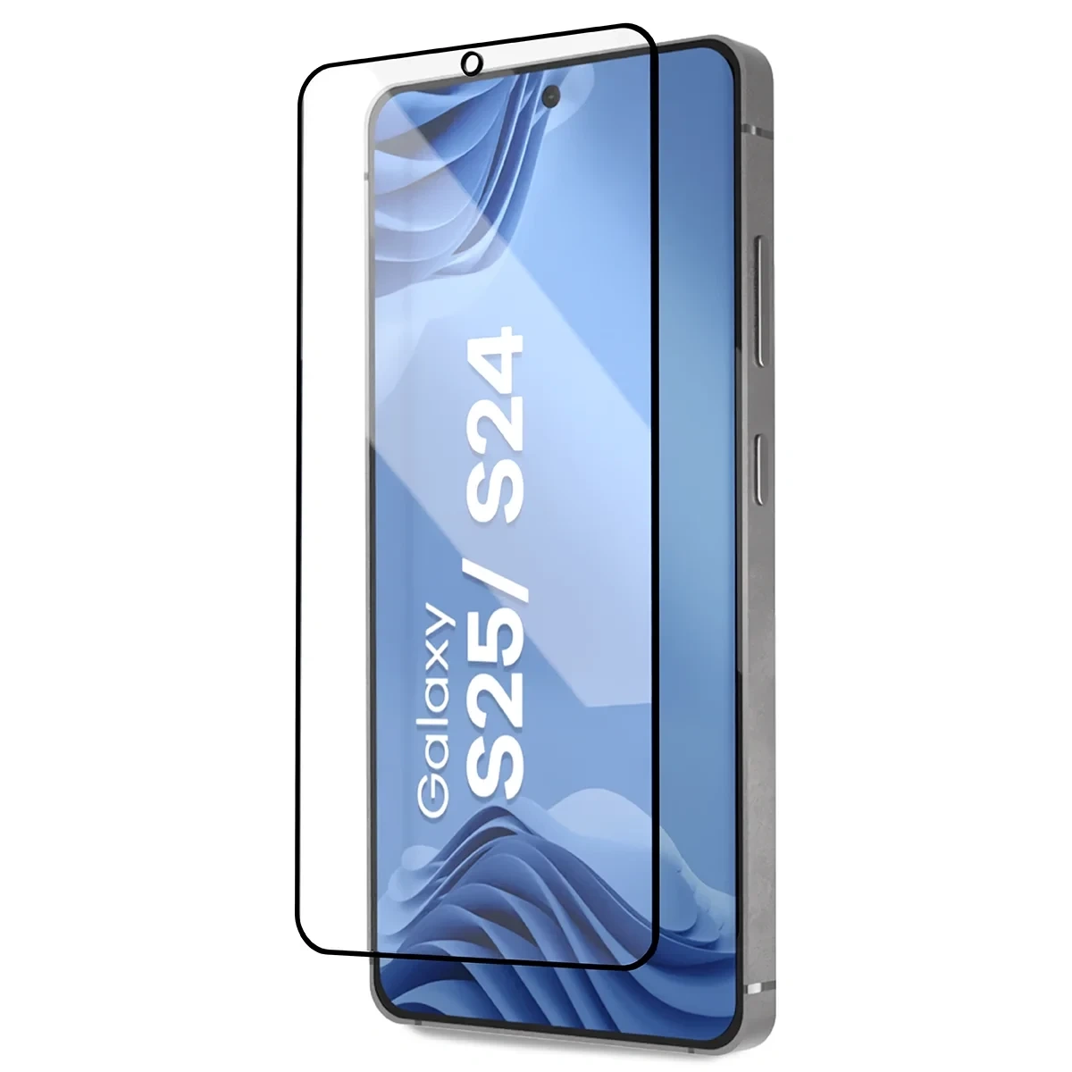 Ochranné sklo Bizon Glass Aplikator Edge Samsung Galaxy S25 / S24