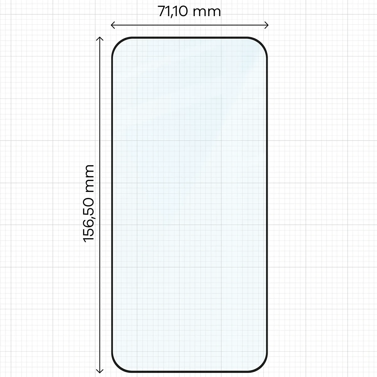 Ochranné sklo Bizon Glass Aplikator Edge Xiaomi POCO F7 Pro / F7 Ultra
