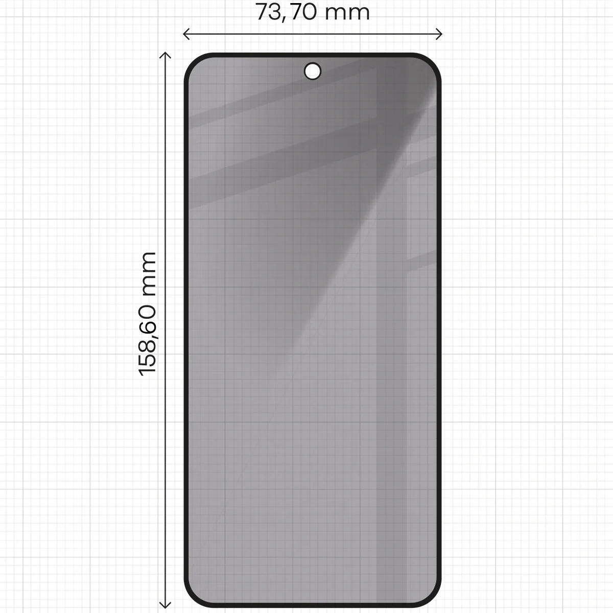 Ochranné sklo Bizon Glass Aplikator Shadow Samsung Galaxy A36 5G