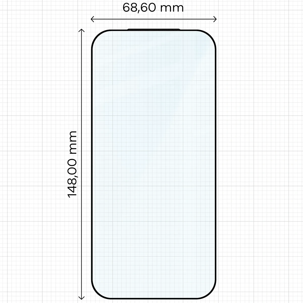 Ochranné sklo Bizon Glass Aplikator Edge Xiaomi 17 [2 PACK]