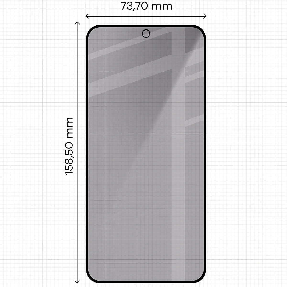 Ochranné sklo Bizon Glass Aplikator Shadow Samsung Galaxy S25 FE [2 PACK]