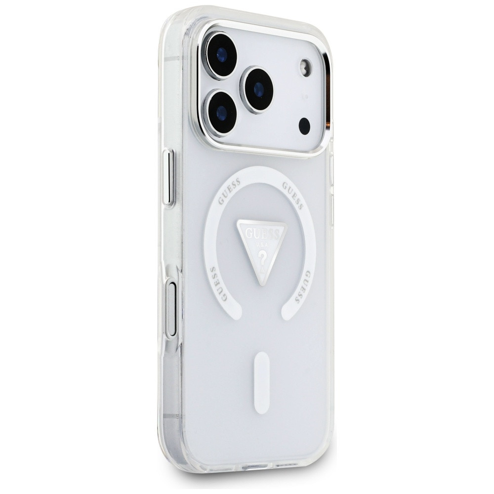 Kryt Guess IML Gradient Triangle Logo MagSafe Apple iPhone 17 Pro clear