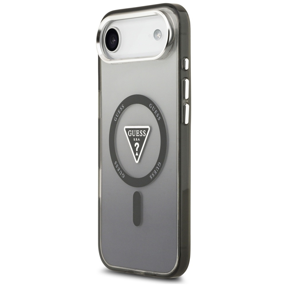 Kryt Guess IML Gradient Triangle Logo MagSafe Apple iPhone Air black