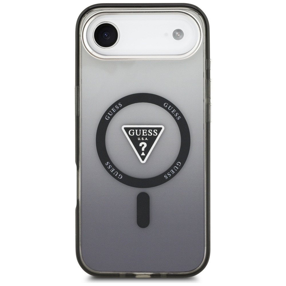 Kryt Guess IML Gradient Triangle Logo MagSafe Apple iPhone Air black