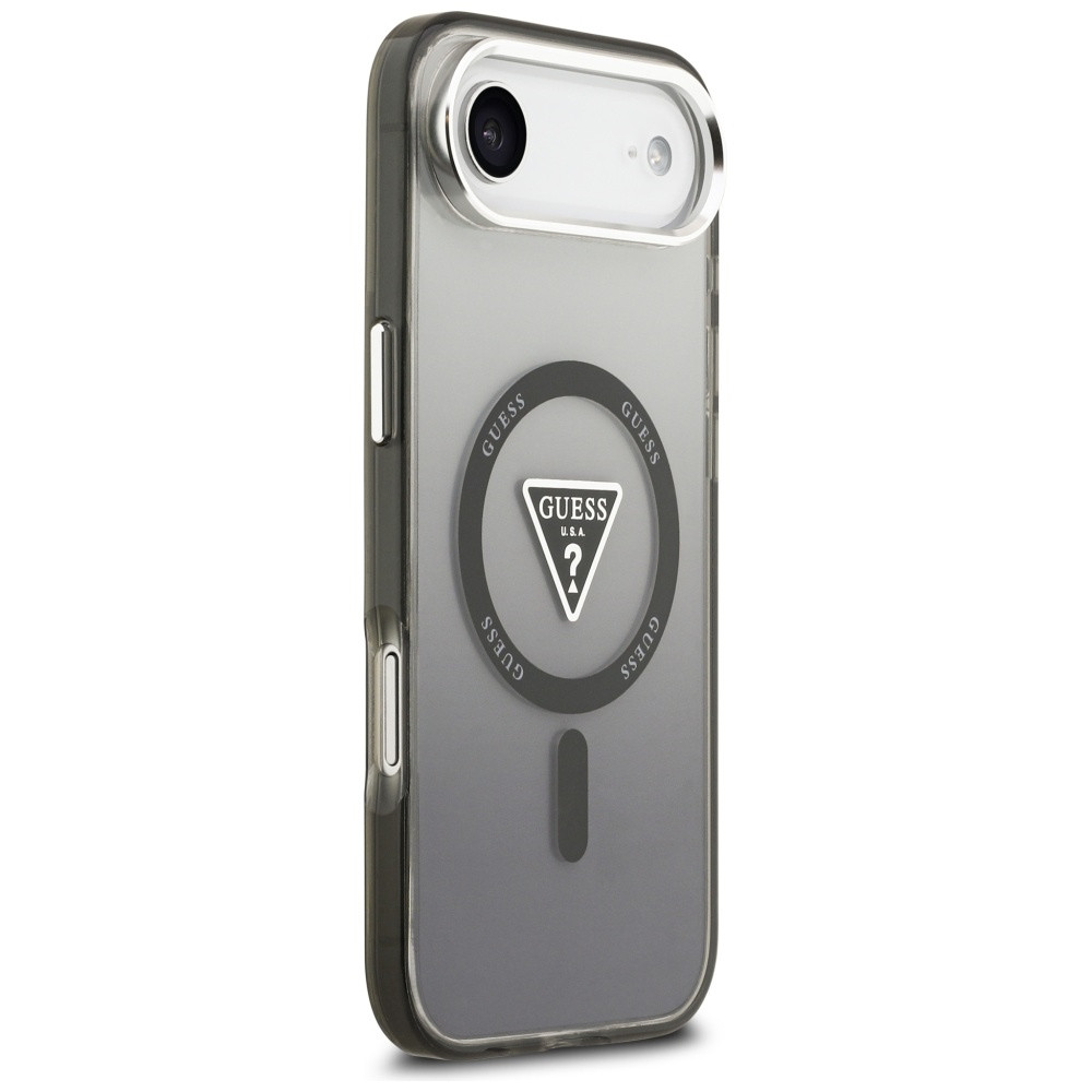 Kryt Guess IML Gradient Triangle Logo MagSafe Apple iPhone Air black
