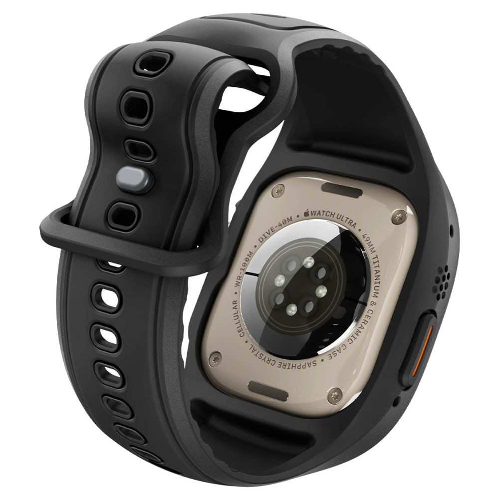 Spigen Liquid Air Pro & Tempered Glass Apple Watch Ultra 1 / 2 / 3 49mm Black