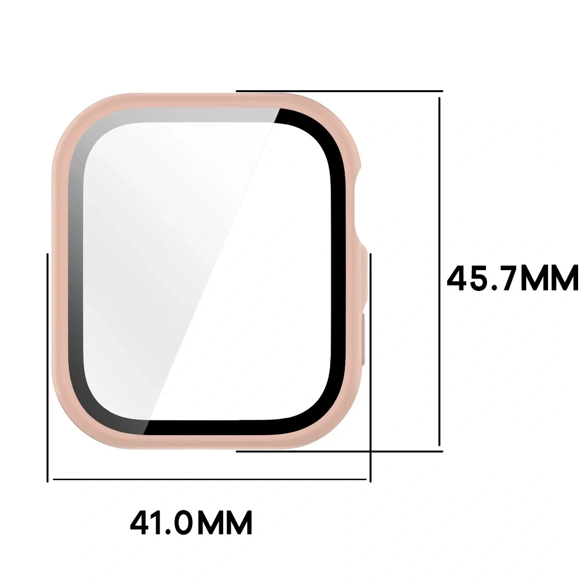 Kryt Bizon Case Watch Adamo Huawei Watch Fit 5, matte pink