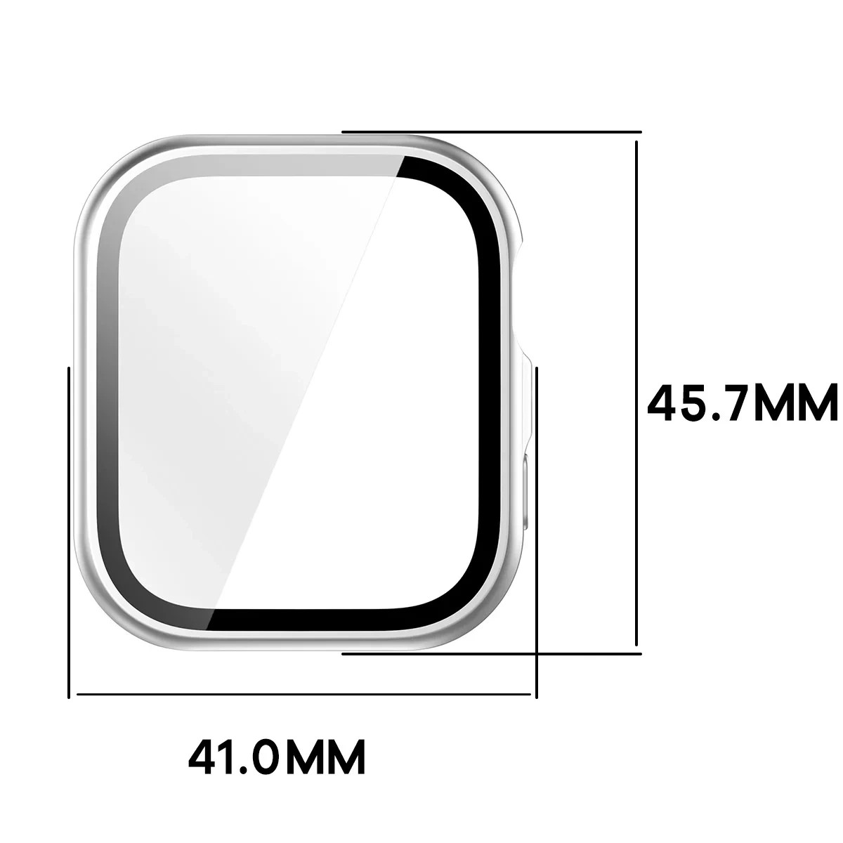 Kryt Bizon Case Watch Adamo Huawei Watch Fit 5, matte silver