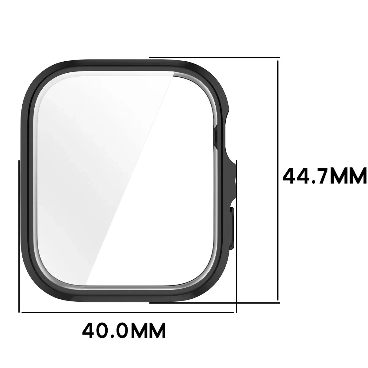 Kryt Bizon Case Watch Felipe Huawei Watch Fit 5, black