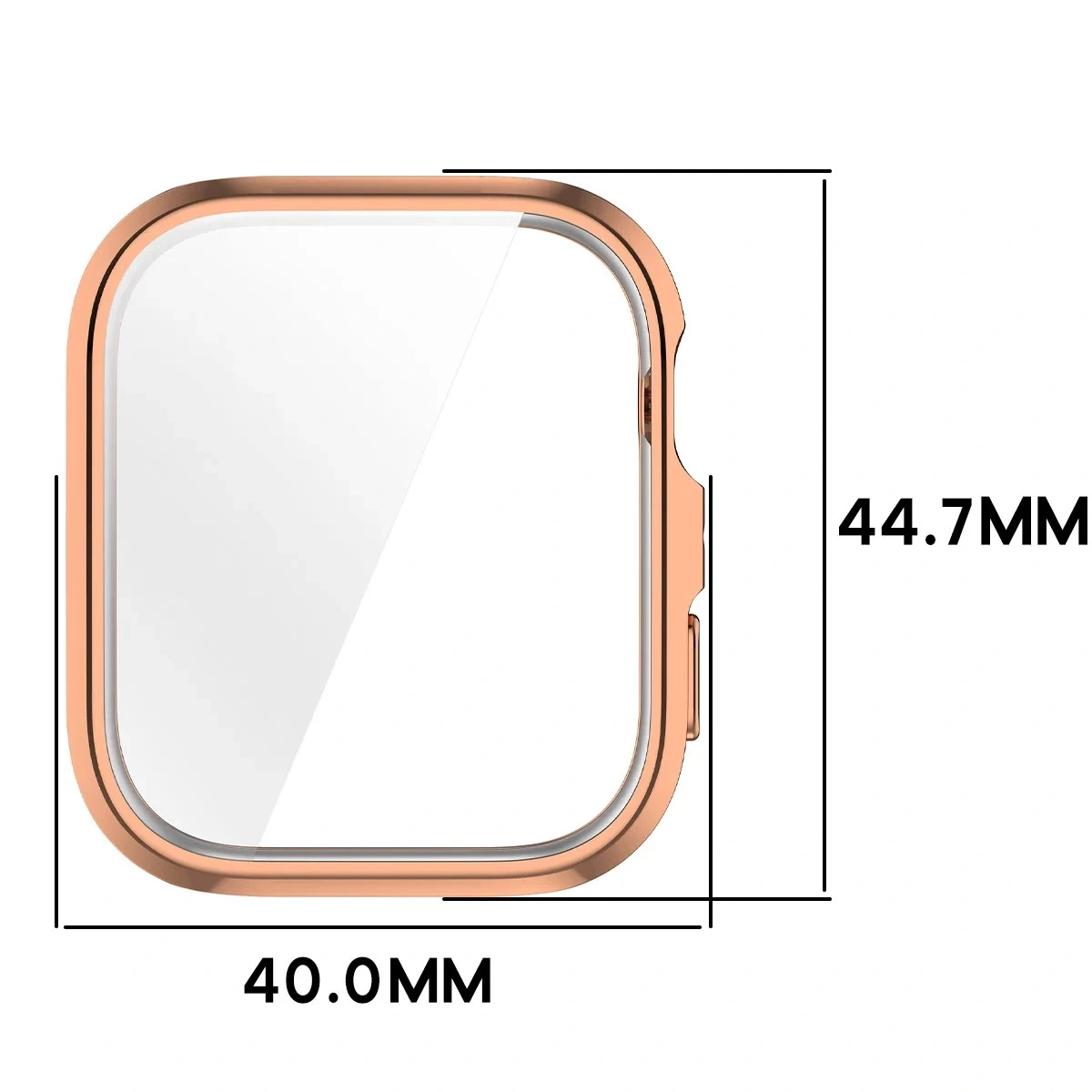 Kryt Bizon Case Watch Felipe Huawei Watch Fit 5, rose gold