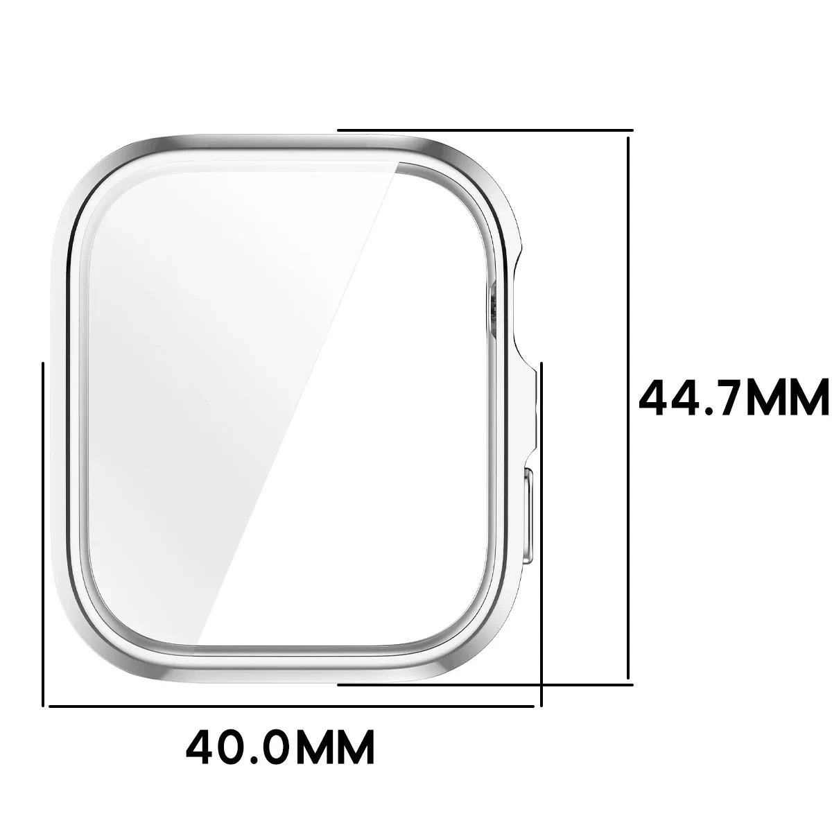 Kryt Bizon Case Watch Felipe Huawei Watch Fit 5, silver