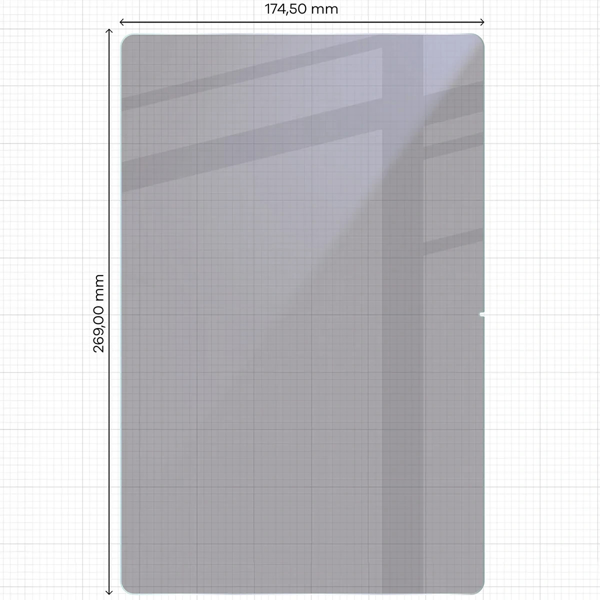Kryt Bizon Tab Hybrid Shadow Honor MagicPad 4, matte
