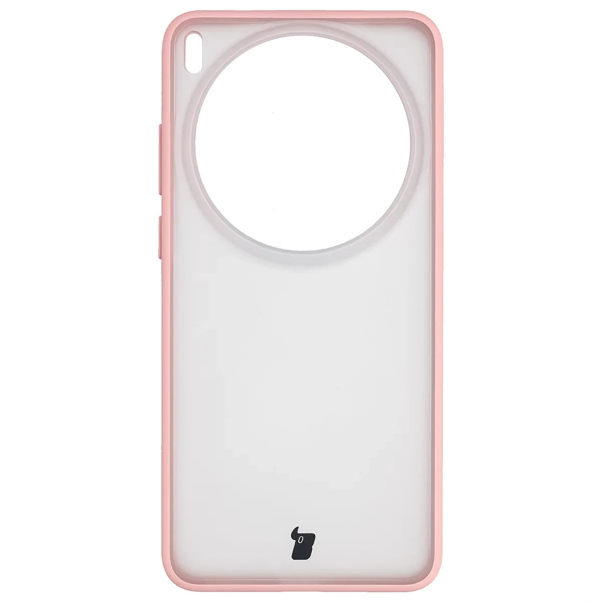 Kryt Bizon Angelo Pack Vivo X300 Ultra, semi-transparent with a light pink frame