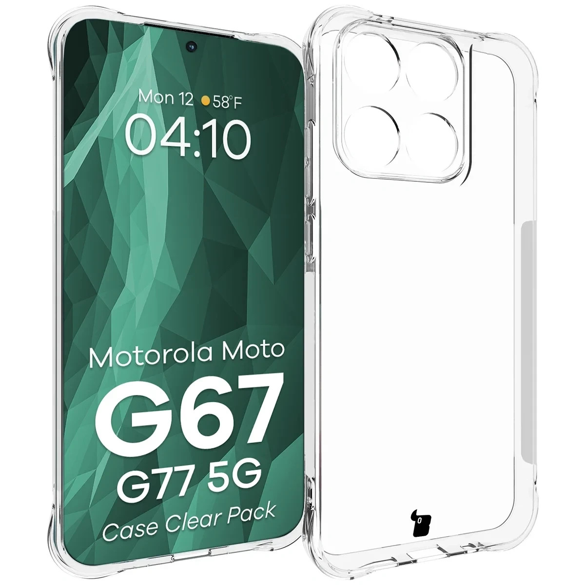 Kryt Bizon Case Clear Pack Motorola Moto G67 5G / G77 5G