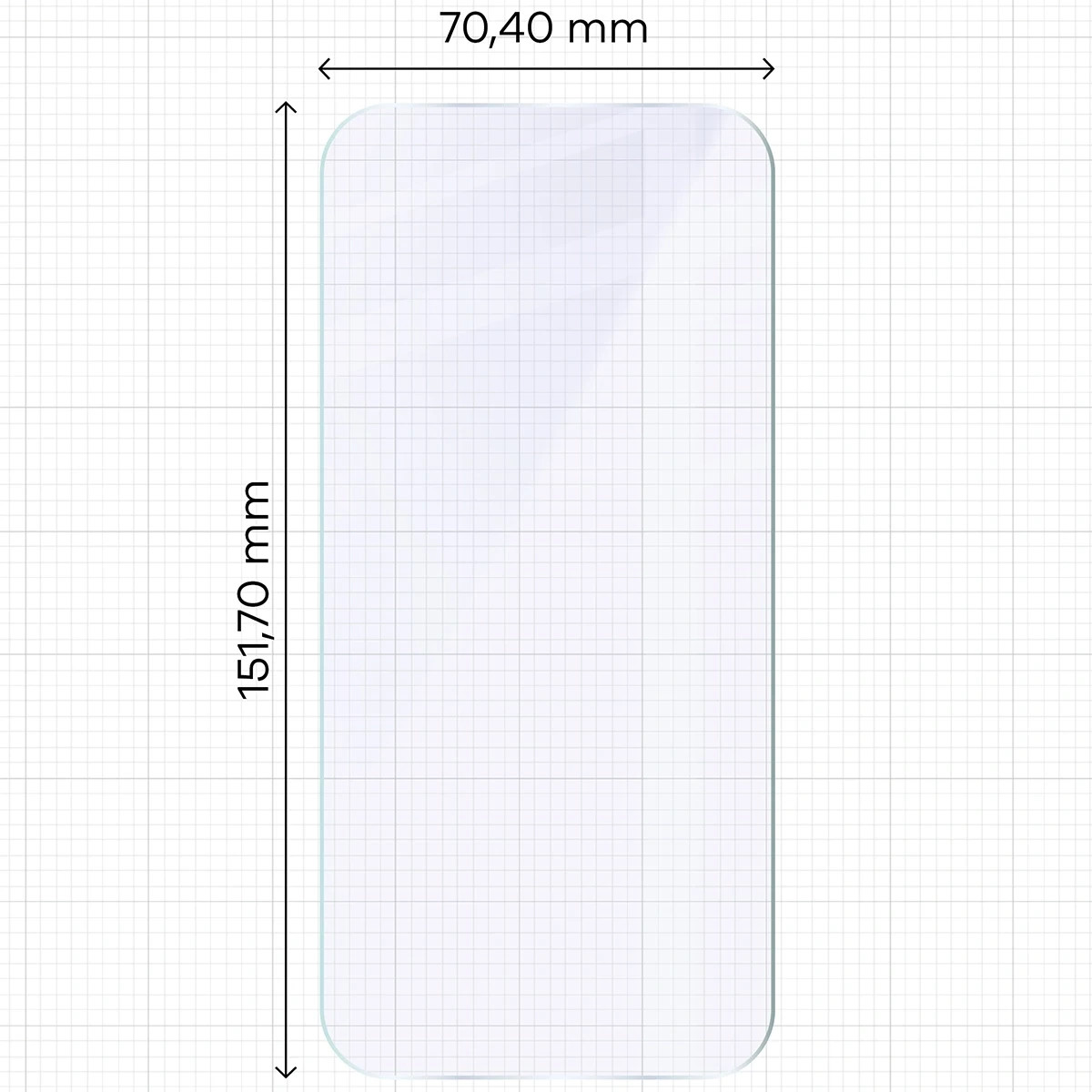 Ochranné sklo Bizon Hybrid Mule Honor 600 Pro 5G