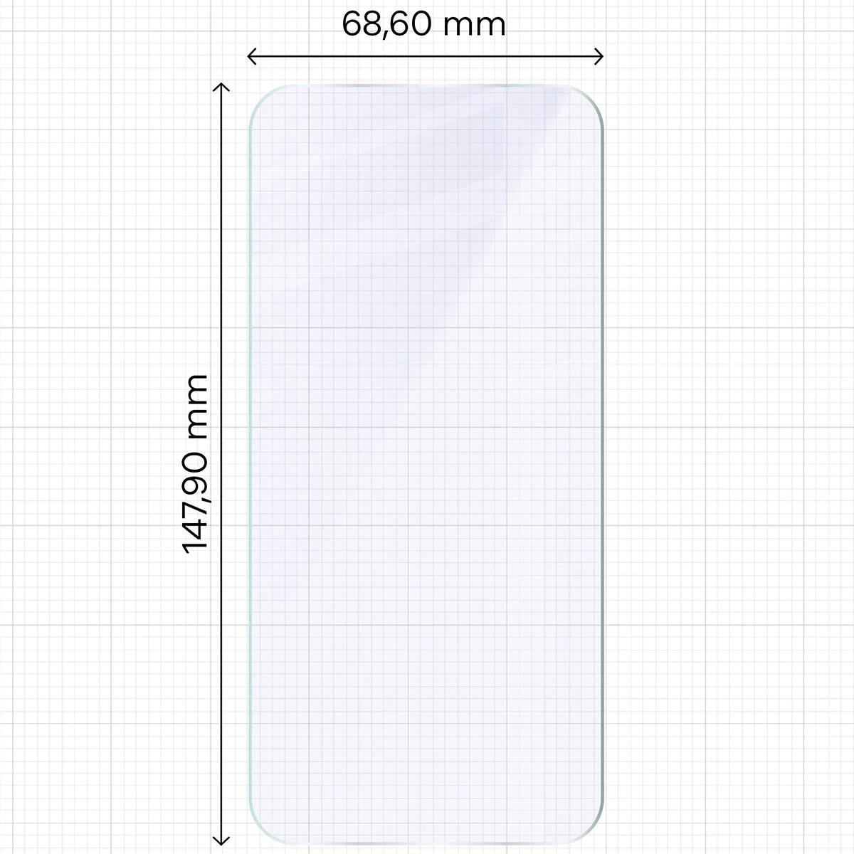 Ochranné sklo Bizon Hybrid Mule Vivo X300 FE