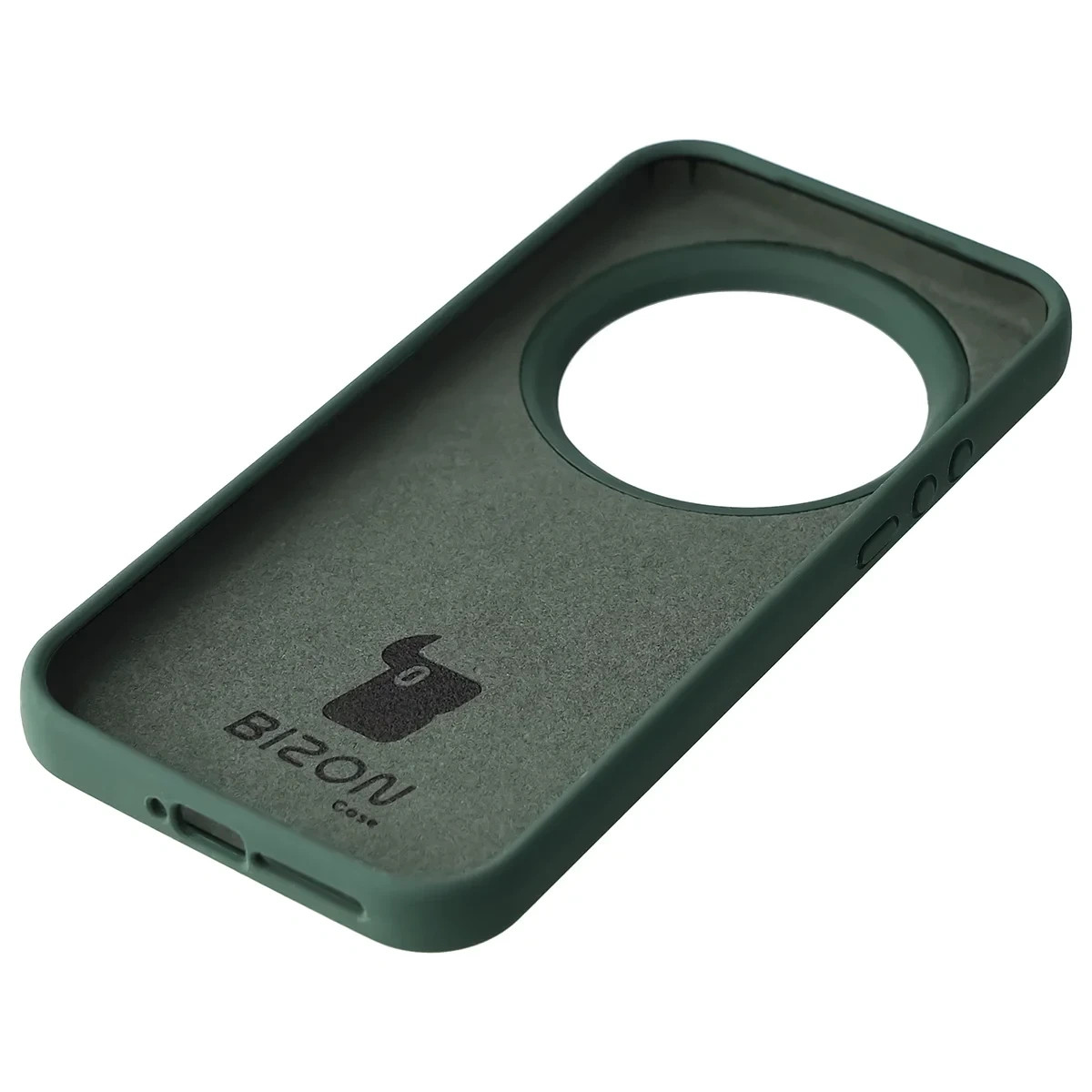 Kryt Bizon Soft Case Xiaomi 17 Ultra, dark green