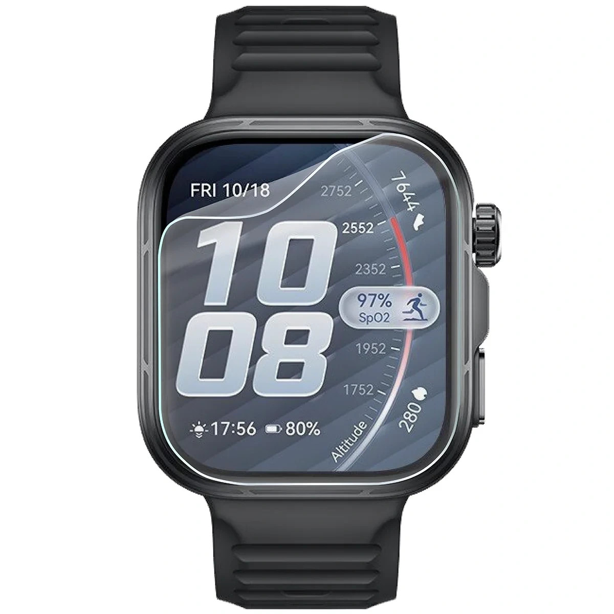 Kryt Bizon Watch Film HydroFlex Huawei Watch Fit 5 Pro [3 PACK]