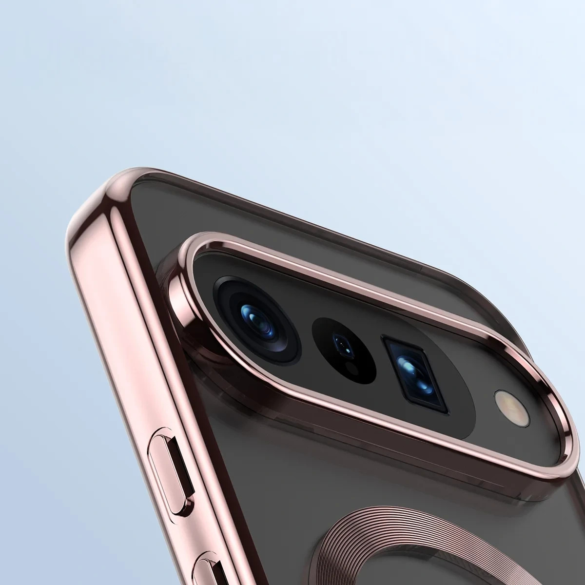 Kryt Bizon Case EduardO Magnetic Google Pixel 10 / 10 Pro, clear-pink