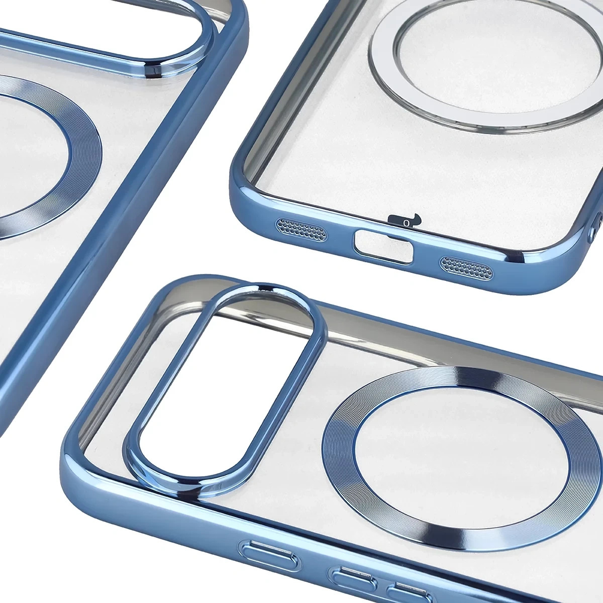 Kryt Bizon Case EduardO Magnetic Google Pixel 10 / 10 Pro, clear-blue