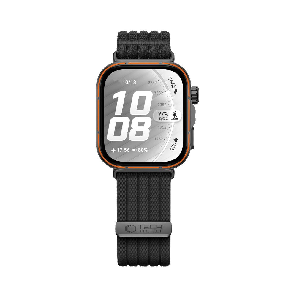 Kryt Tech-Protect Nylon Huawei Watch Fit 3 / 4 / 4 Pro / 5 / 5 Pro Black