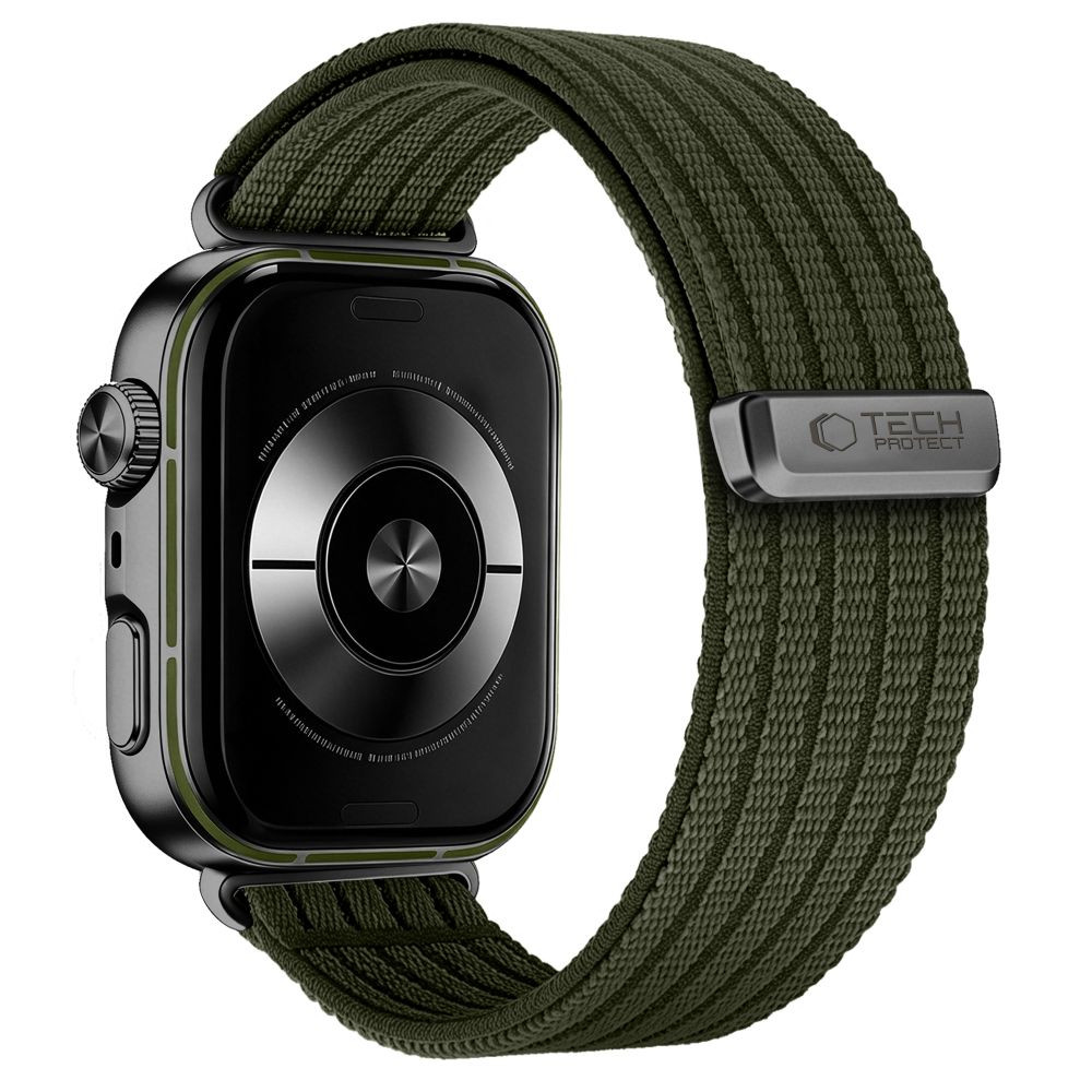 Kryt Tech-Protect Nylon Huawei Watch Fit 3 / 4 / 4 Pro / 5 / 5 Pro Military Green