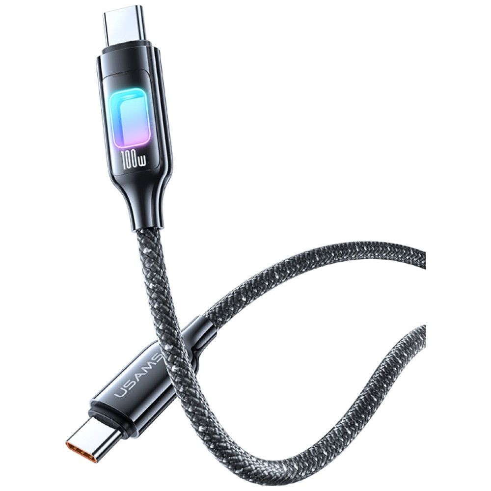 USAMS TC Series SJ750 USB-C to USB-C Cable 100W 1.2 m tarnish