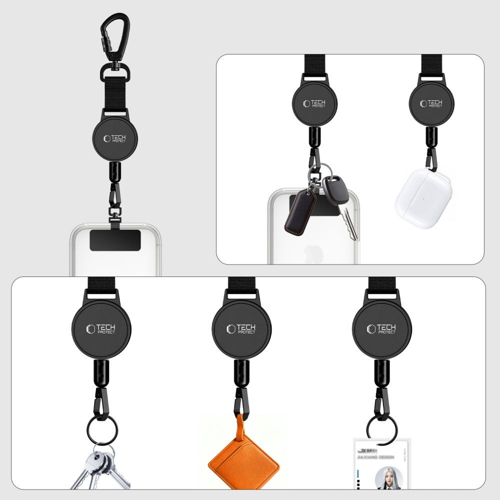 Šňůrka Tech-Protect UrbanLoop Anti-theft Holder Black