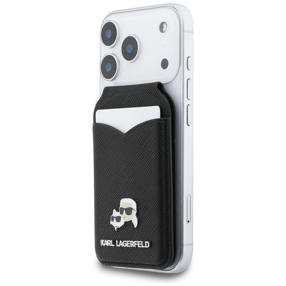 Kryt Karl Lagerfeld Stand Mirror MagSafe Wallet Black