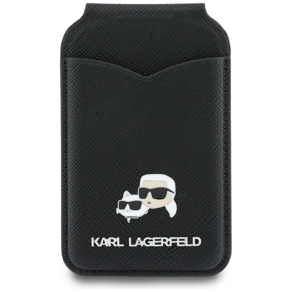 Knížkové pouzdro Karl Lagerfeld Stand Mirror MagSafe Wallet Black