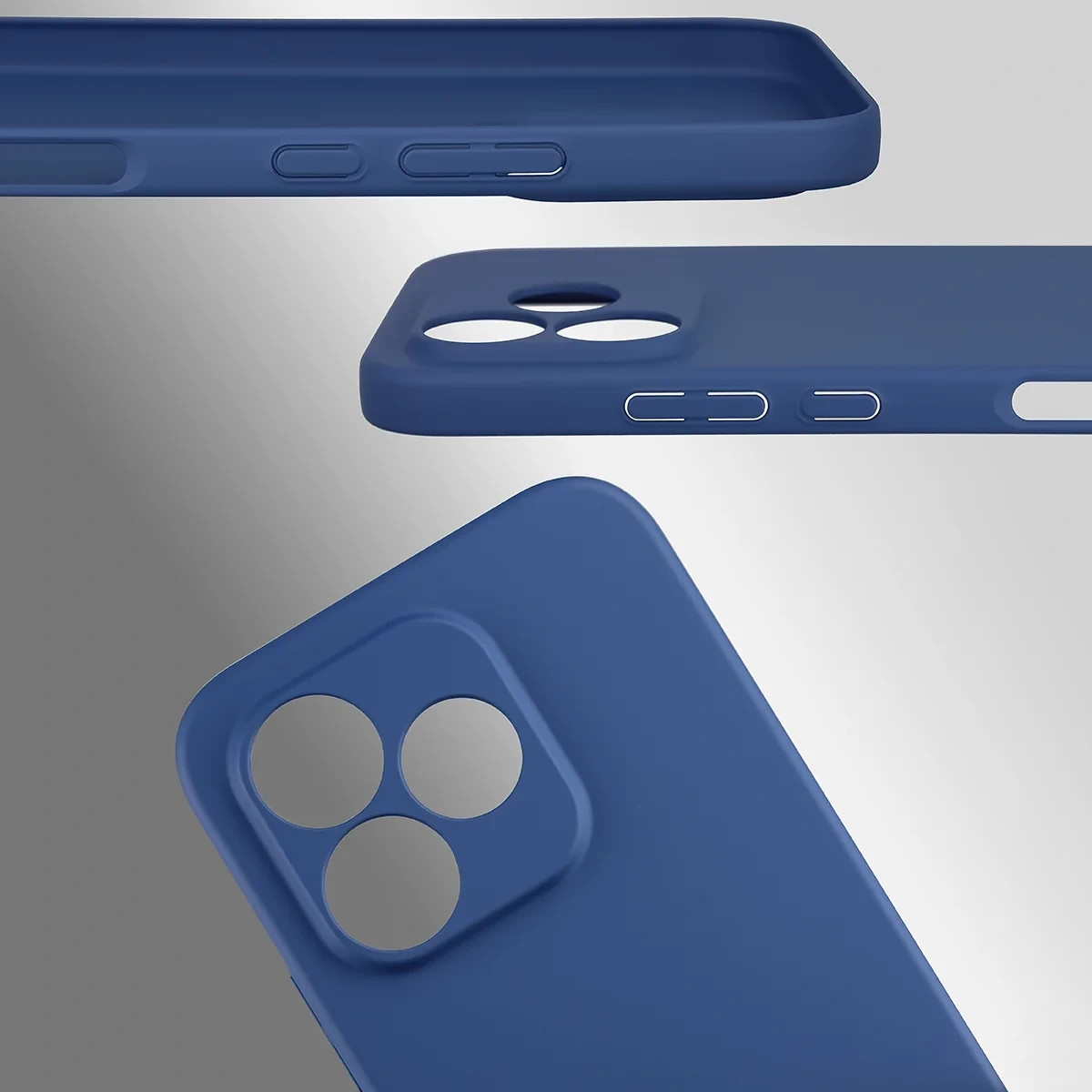 Kryt Bizon Case Łupka Honor 600 Lite 5G, blue