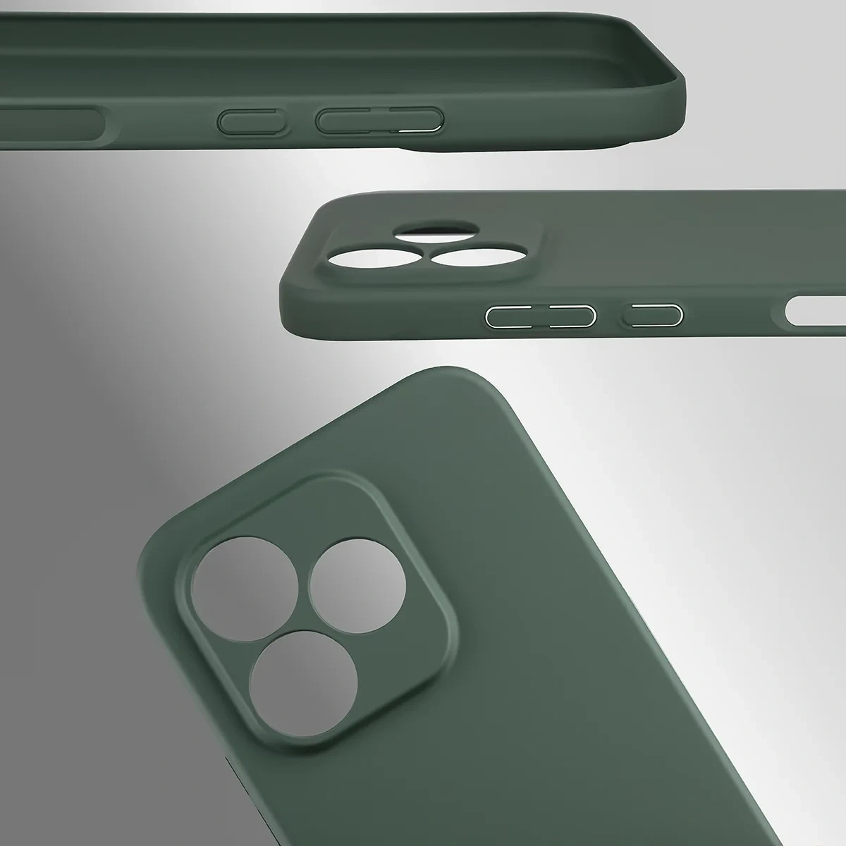 Kryt Bizon Case Łupka Honor 600 Lite 5G, green
