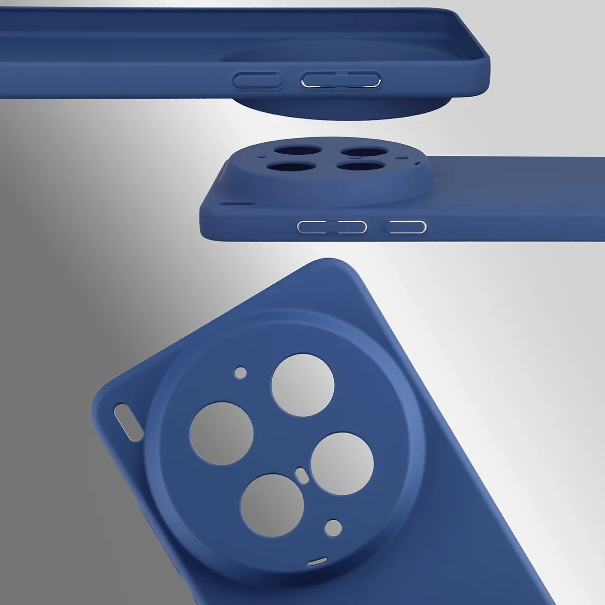 Kryt Bizon Case Łupka Vivo X300 Ultra, blue