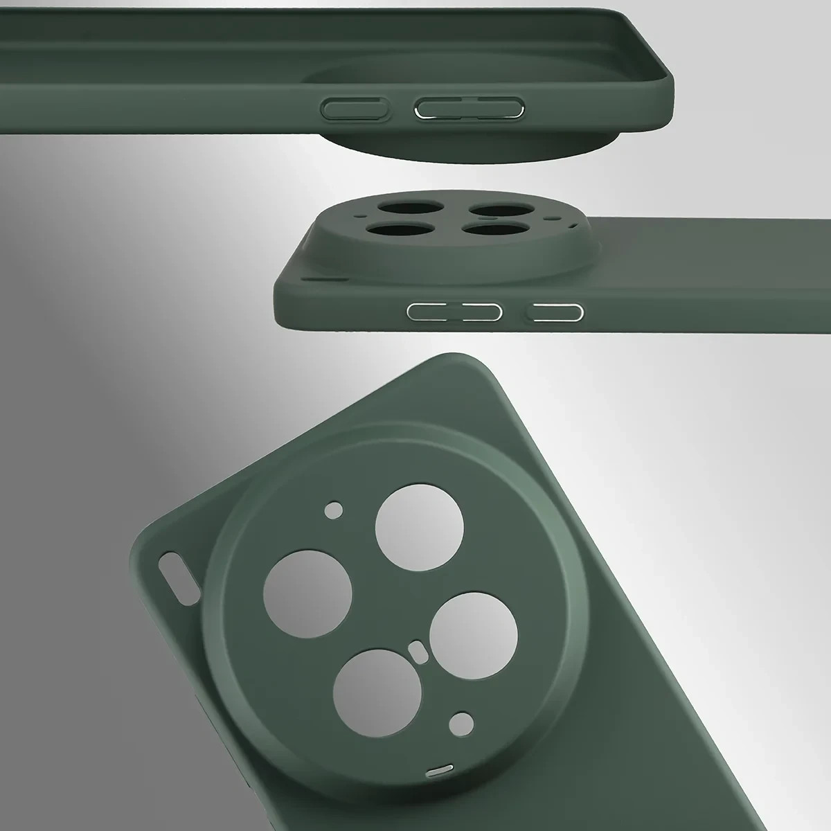 Kryt Bizon Case Łupka Vivo X300 Ultra, green